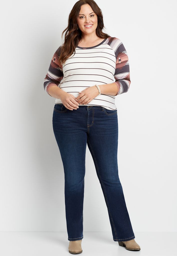 Plus Size m jeans by maurices™ Classic Slim Boot Mid Rise Jean - Image 2