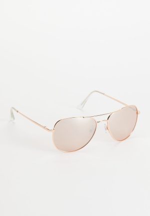 Skyline Aviator Rose Gold Sunglasses