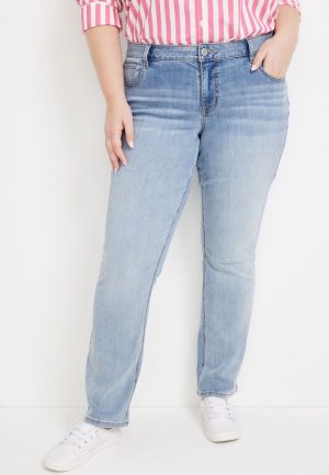 Plus Size m jeans by maurices&trade; Classic Slim Boot Mid Rise Jean