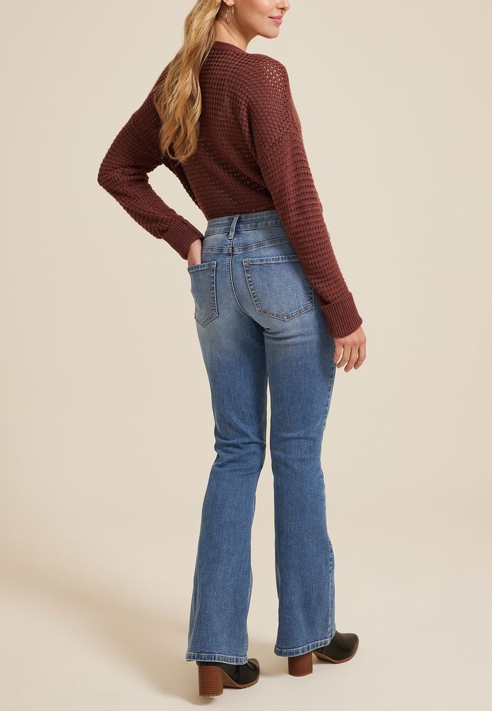 m jeans by maurices™ Classic Flare Mid Rise Jean - Image 2