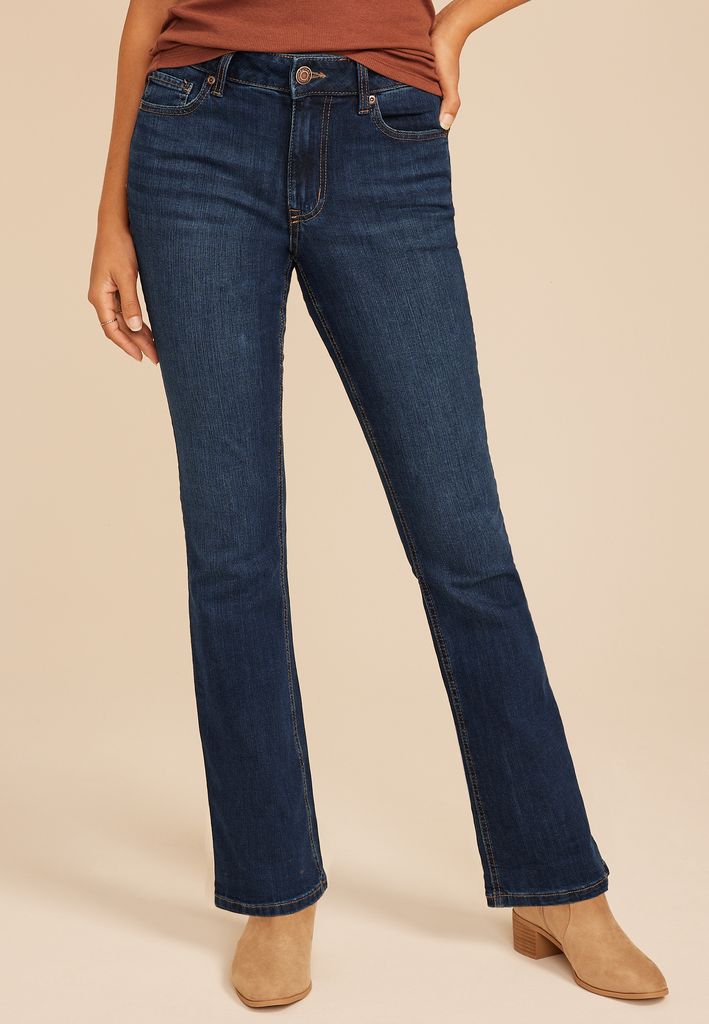 m jeans by maurices™ Classic Curvy High Rise Slim Boot Jean