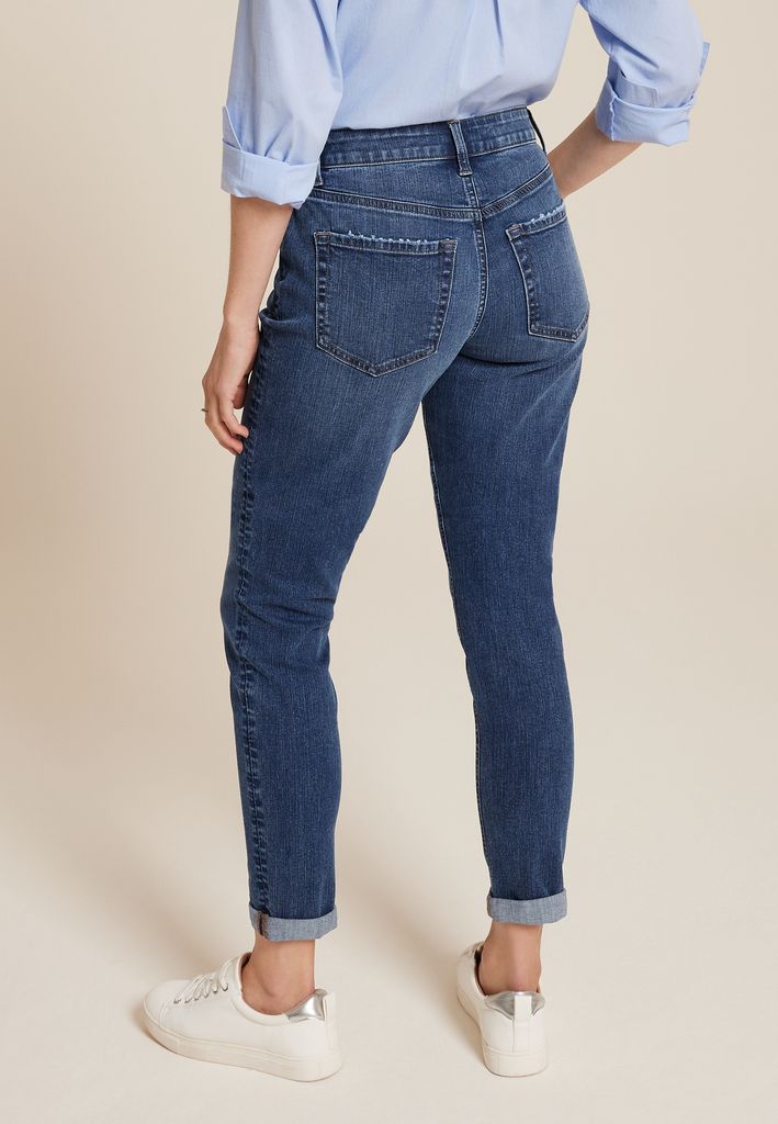m jeans by maurices™ Classic High Rise Dark Taper Jean - Image 2