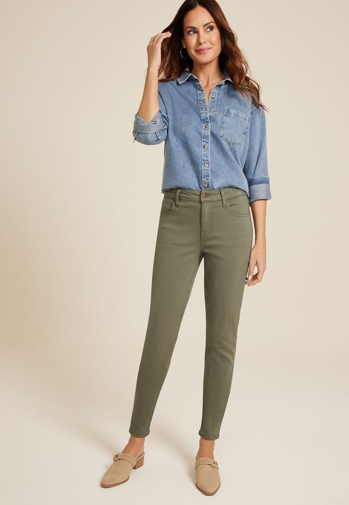 m jeans by maurices™ High Rise Color Jegging