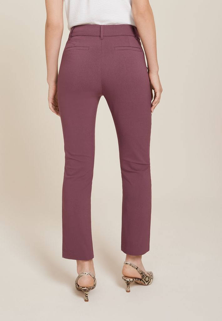 Bengaline Mid Rise Slim Straight Pant - Image 2
