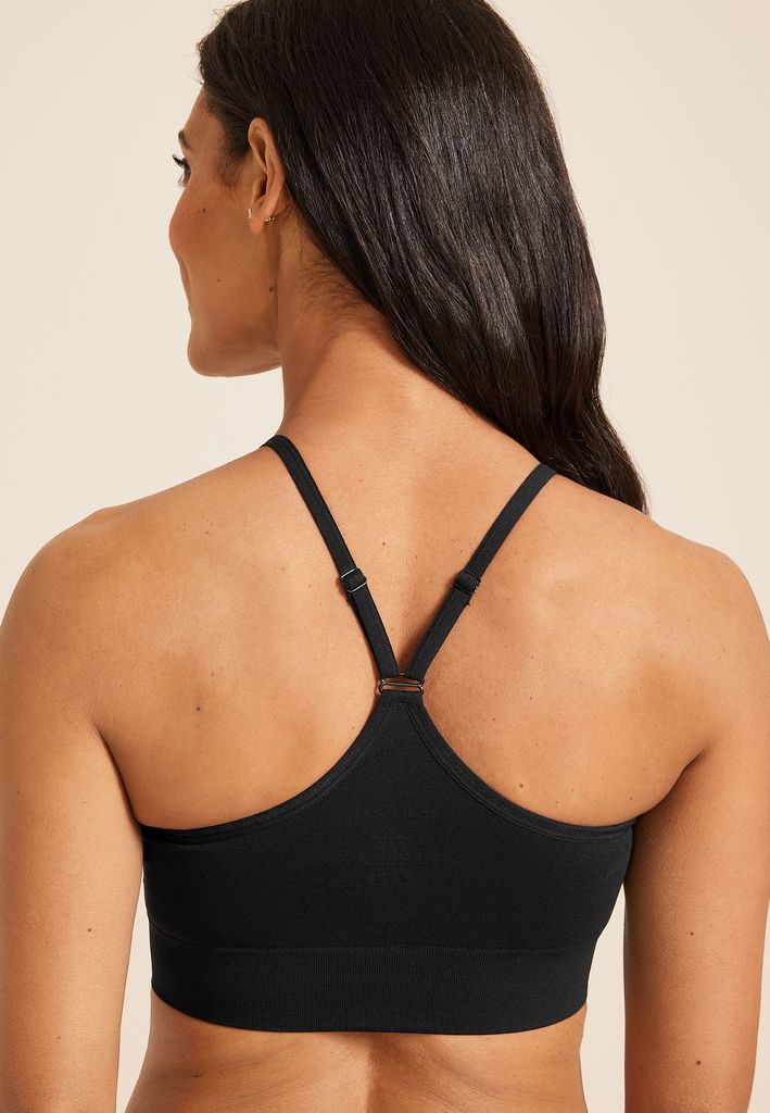 True Stretch Smooth Simple Strap Bralette - Image 2