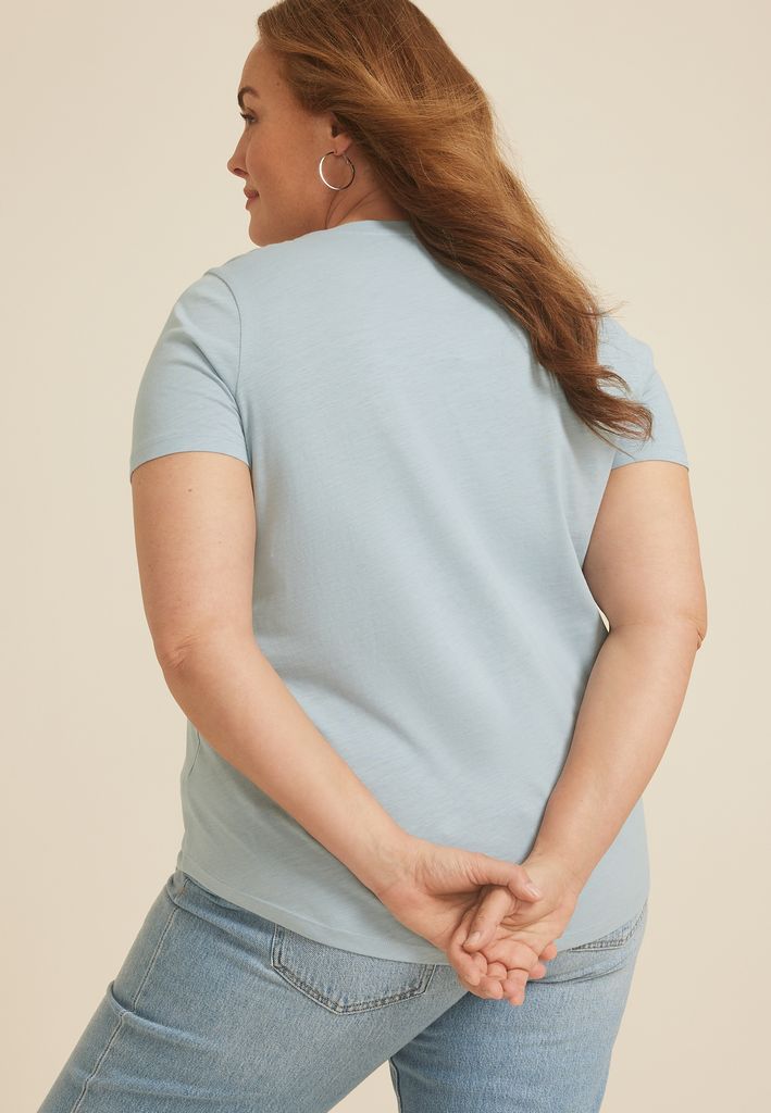 Plus Size Just Keep Growing Classic Fit Graphic Tee - Image 2
