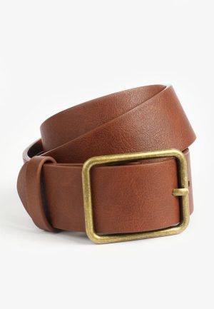 Plus Size Square Buckle Belt