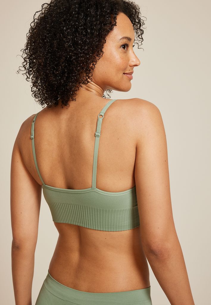 True Stretch Seamless Cinched Front Bralette - Image 2