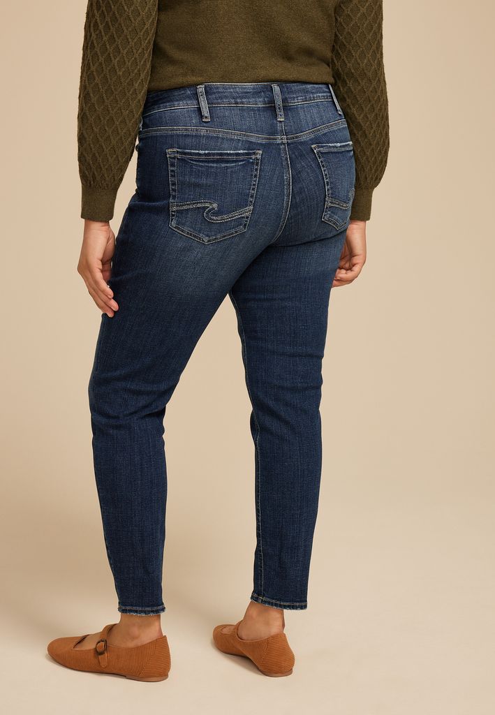 Plus Size Silver Jeans Co.® Suki Curvy Mid Rise Skinny Jean - Image 2