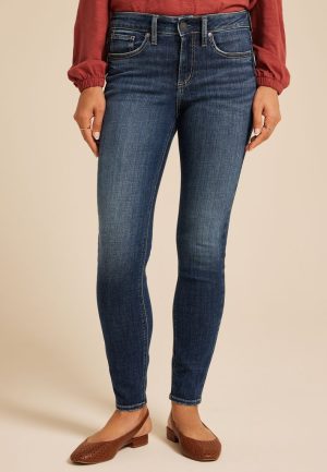 Silver Jeans Co.® Suki Curvy Mid Rise Skinny Jean