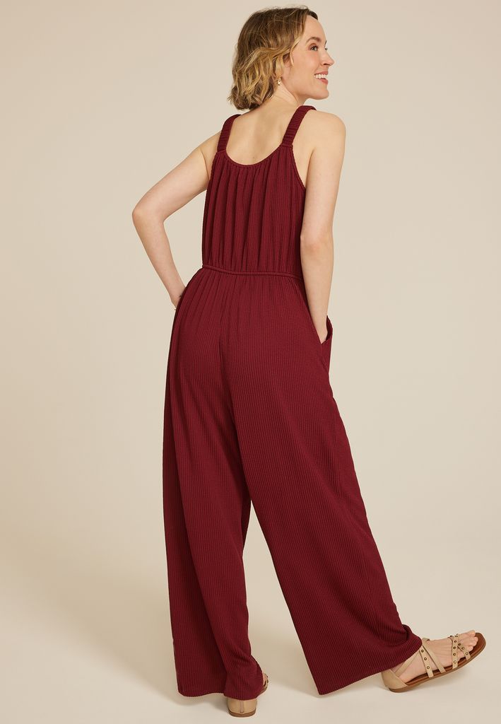 Bare Wavy Ribbed Jumpsuit - Image 2