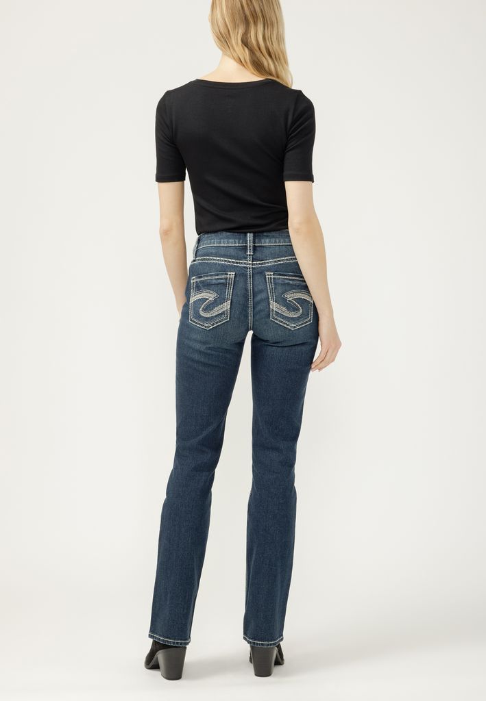 Silver Jeans Co.® Suki Curvy Mid Rise Vintage Thick Stitch Slim Boot - Image 2