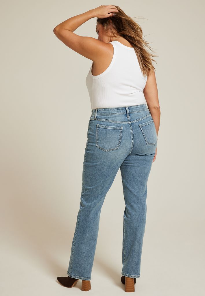 Plus Size m jeans by maurices™ High Rise Patch Pocket Slim Boot Jean - Image 2