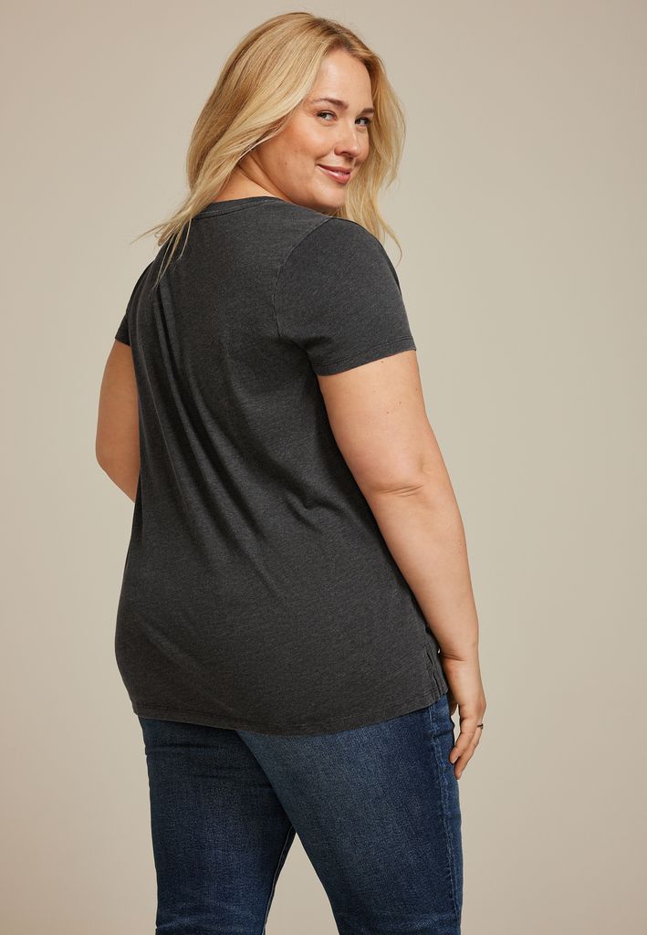 Plus Size Thankful Classic Fit Graphic Tee - Image 2