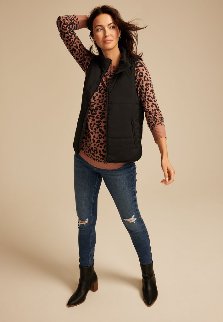 Haven Leopard Round Hem Tunic