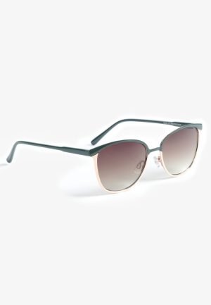 Teal Cateye Sunglasses