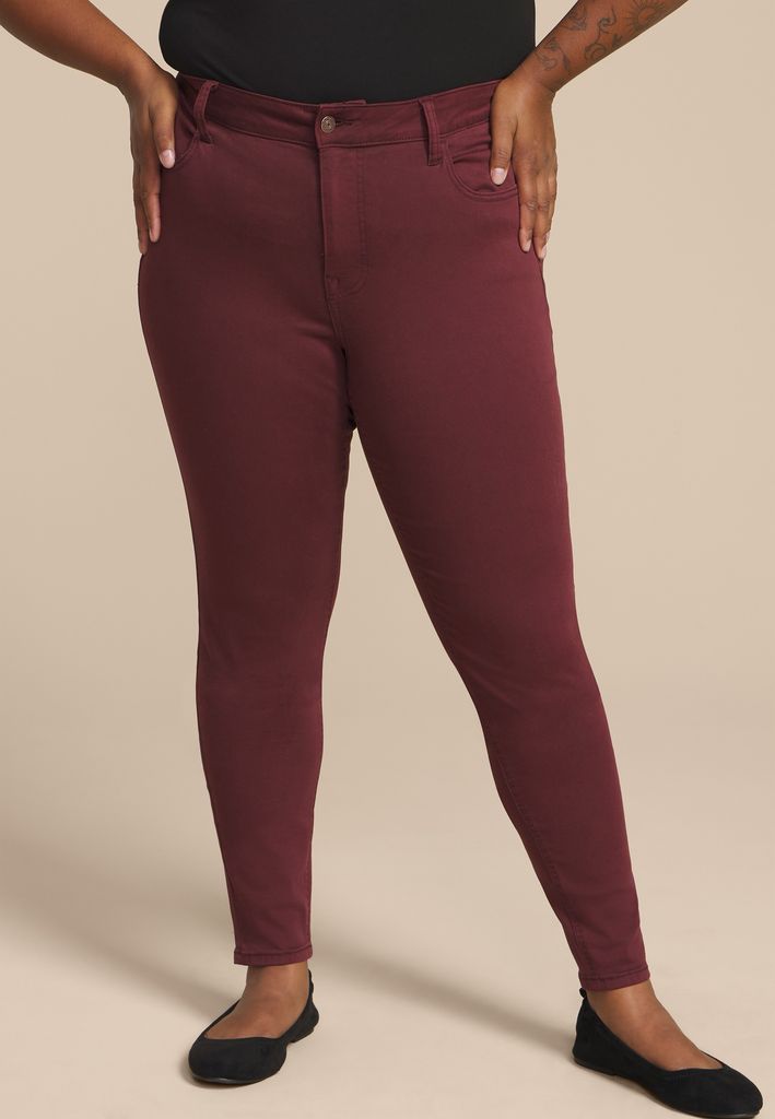 Plus Size m jeans by maurices™ High Rise Color Jegging