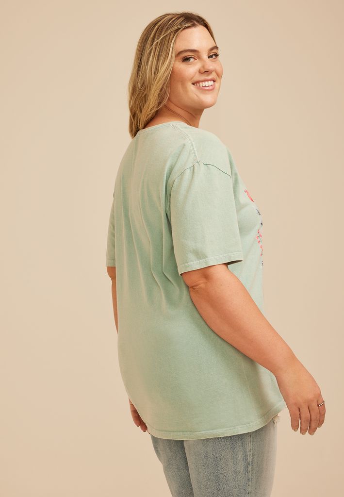 Plus Size Grow In Grace Relaxed Graphic Tee - Image 2
