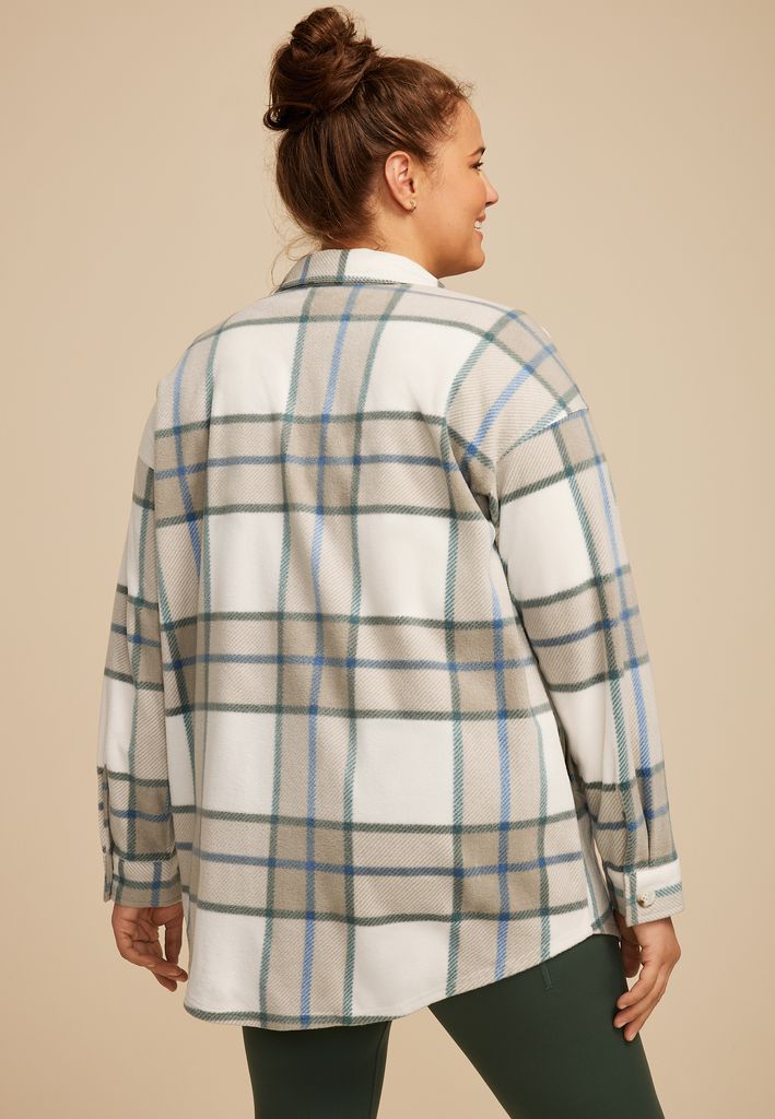 Plus Size Wilder Fleece Shacket - Image 2