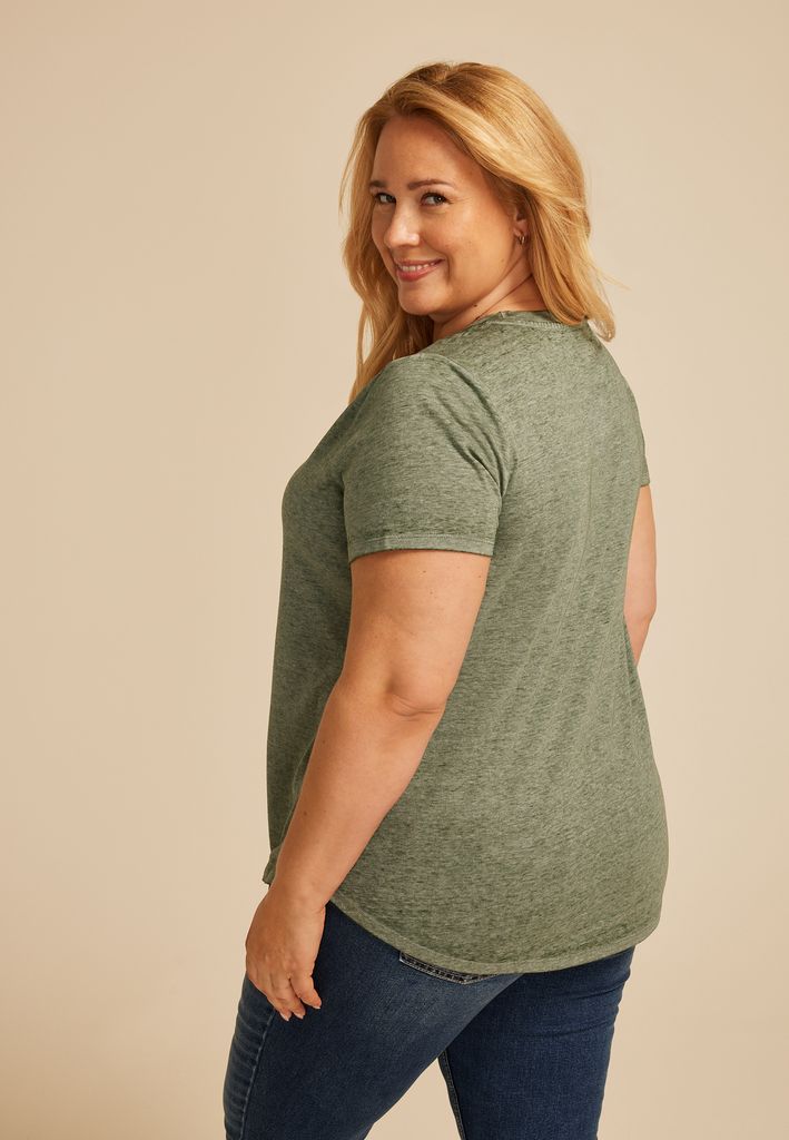 Plus Size Faith Classic Fit Graphic Tee - Image 2