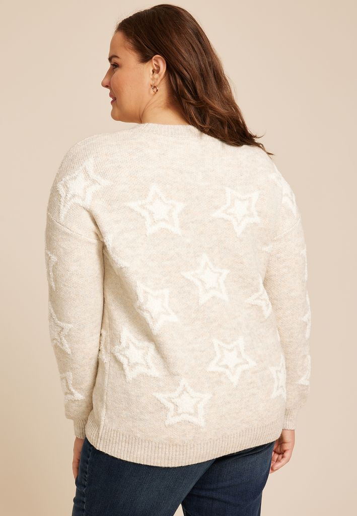 Plus Size Star Sweater - Image 2