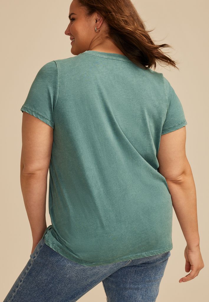 Plus Size Flower Market Classic Fit Graphic Tee - Image 2