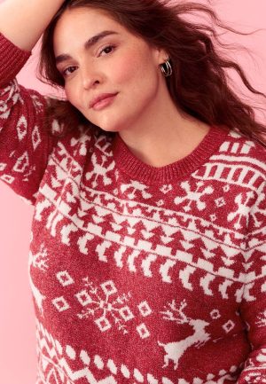 Plus Size Cozier Than Cashmere Nordic Sweater