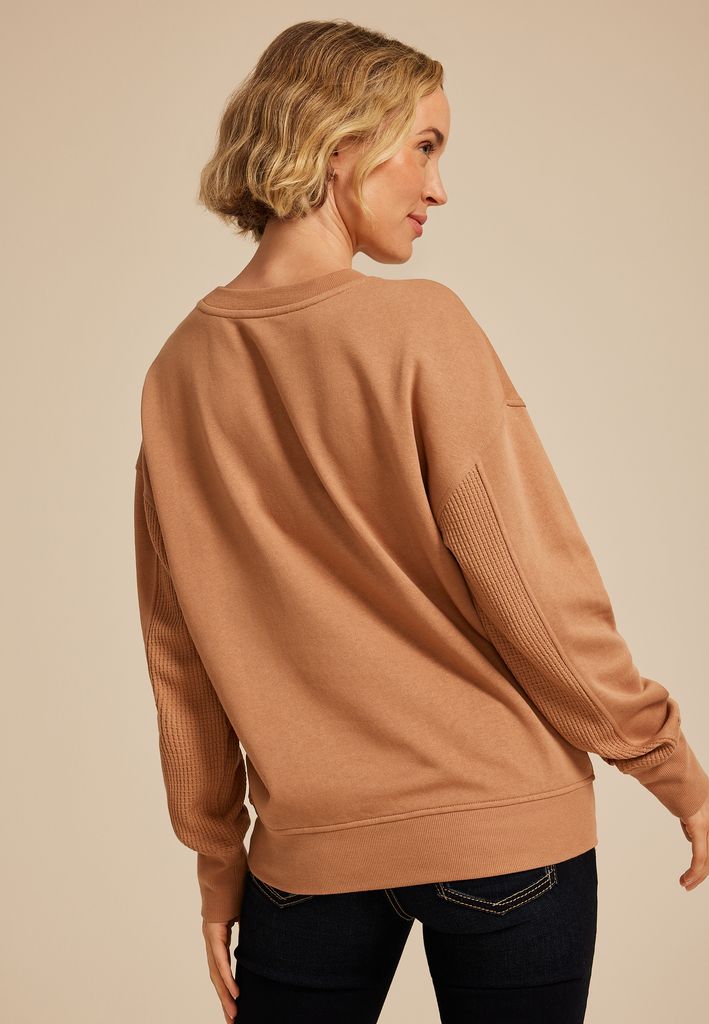 Choose Happy Relaxed Fit Sweatshirt - Image 2