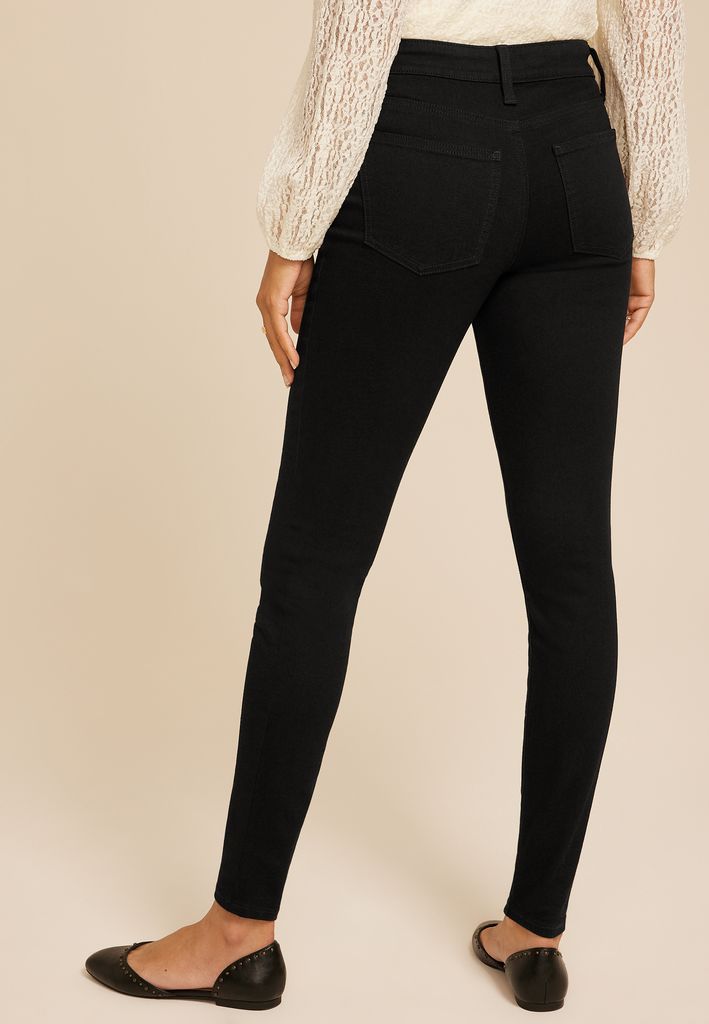 Black Mid Rise Jegging - Image 2