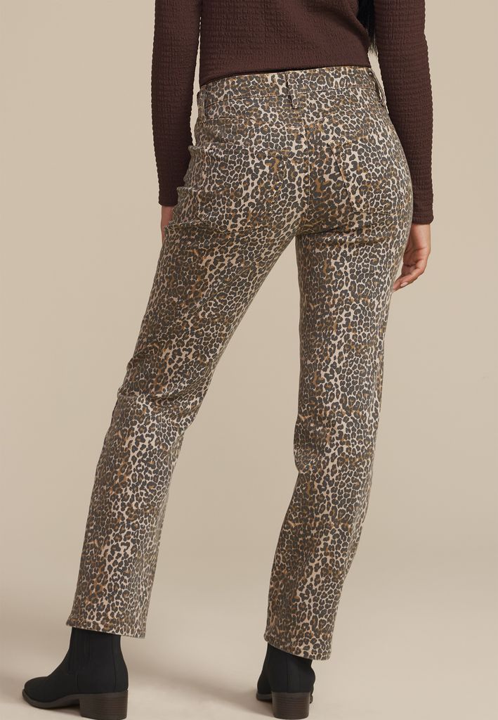 m jeans by maurices™ High Rise Leopard Straight Jean - Image 2