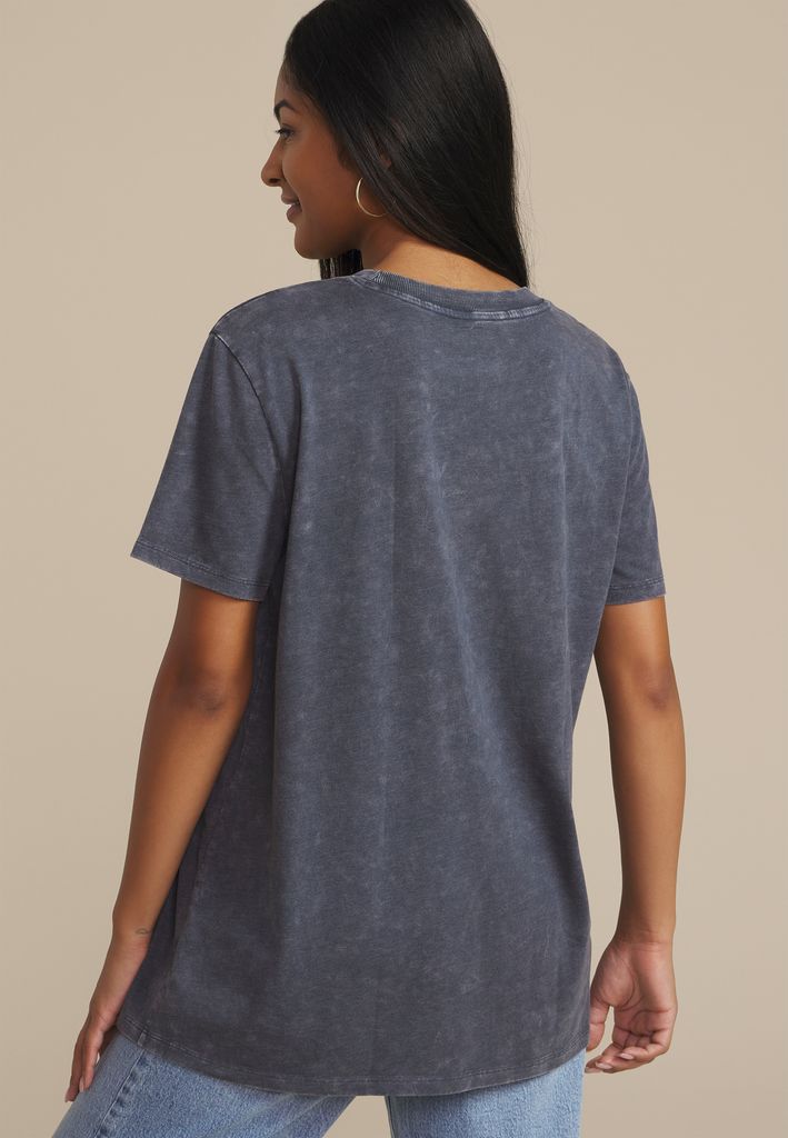 Star Lightning Bolt Oversized Fit Graphic Tee - Image 2