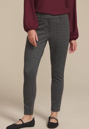 Windowpane Ponte Skinny Pant