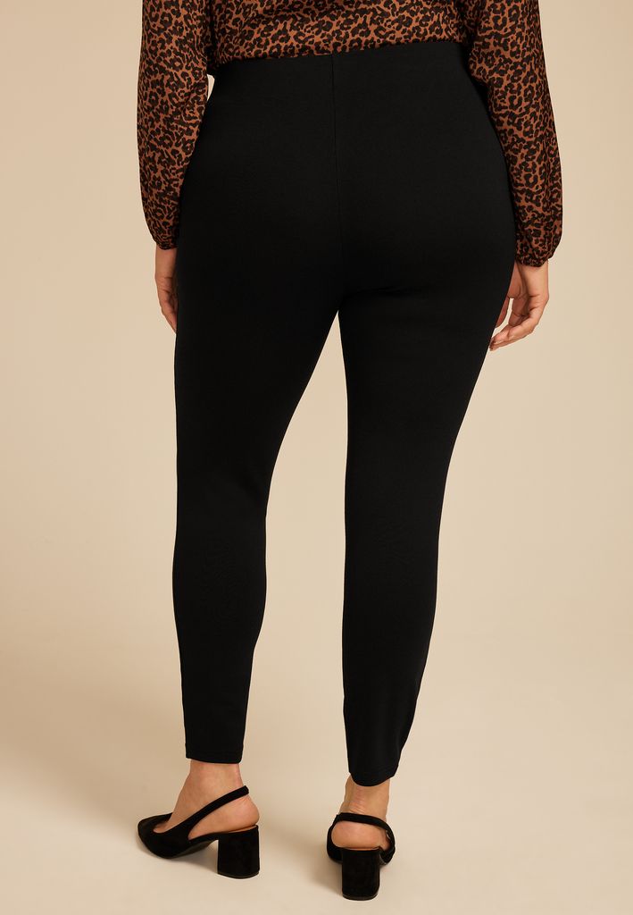 Plus Size Ponte Pull On Skinny Pant - Image 2