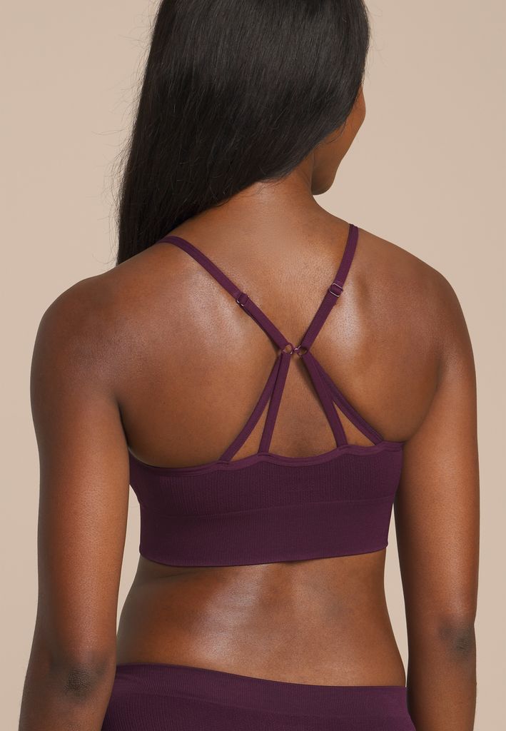 True Stretch Cable Knit Seamless Bralette - Image 2