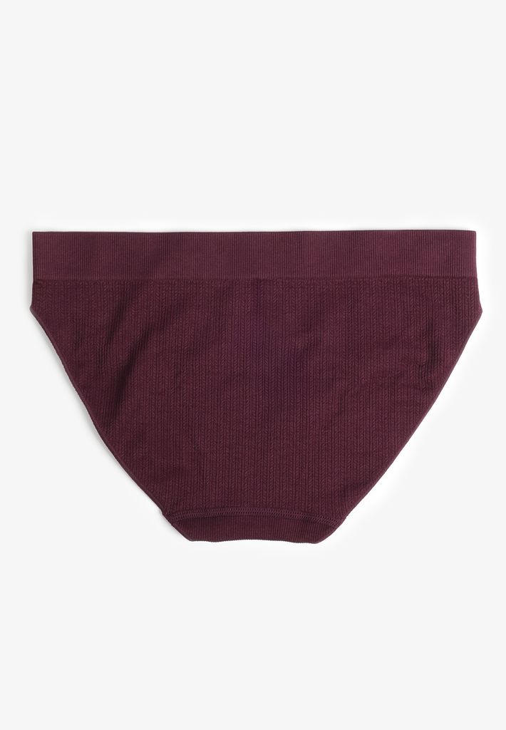True Stretch Cable Knit Seamless Bikini Panty - Image 2