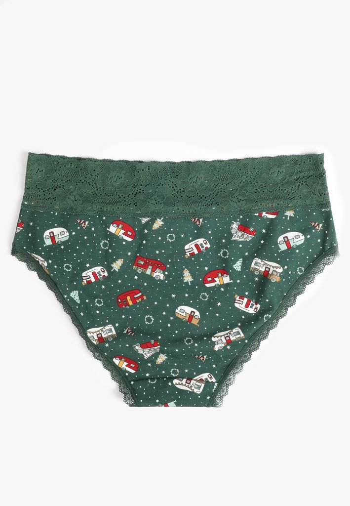 Simply Comfy Cotton Festive Camper Hipster Panty - Image 2