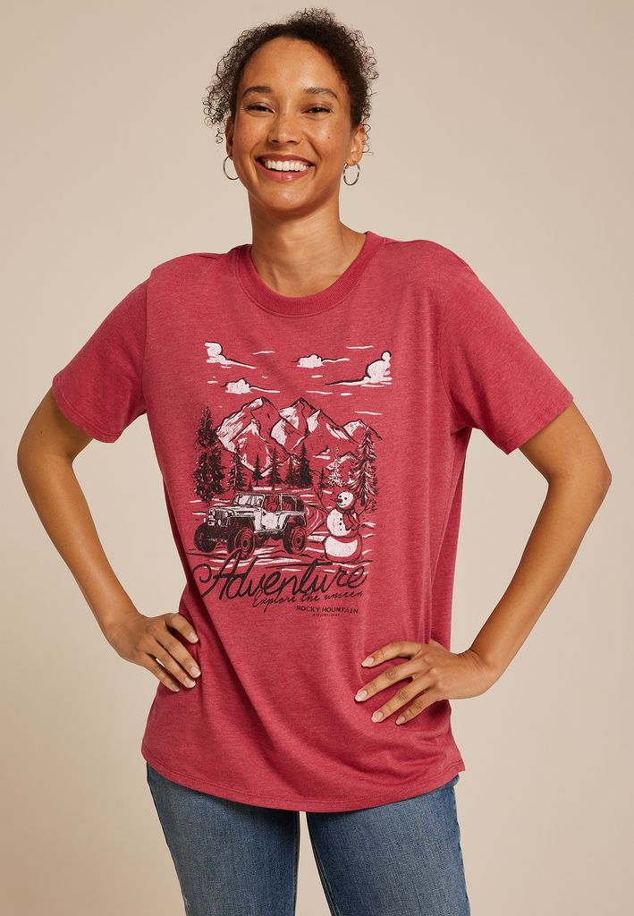Adventure Oversized Fit Graphic Tee