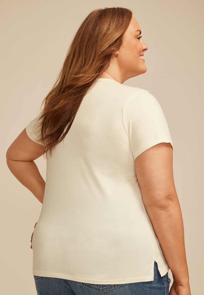 Plus Size Wildly Grateful Classic Fit Graphic Tee - Image 2