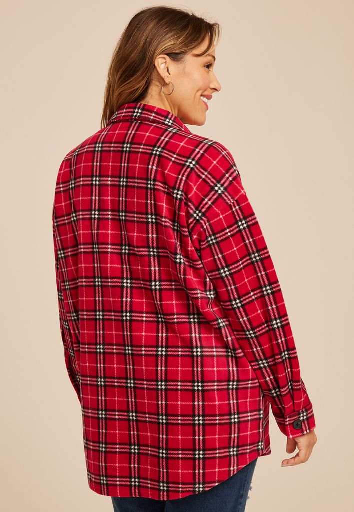 Plus Size Wilder Fleece Shacket - Image 2