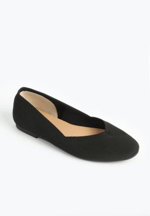 SuperCush Violet Knit Ballet Flat
