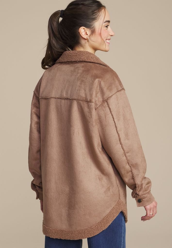 Cognac Shearling Jacket - Image 2
