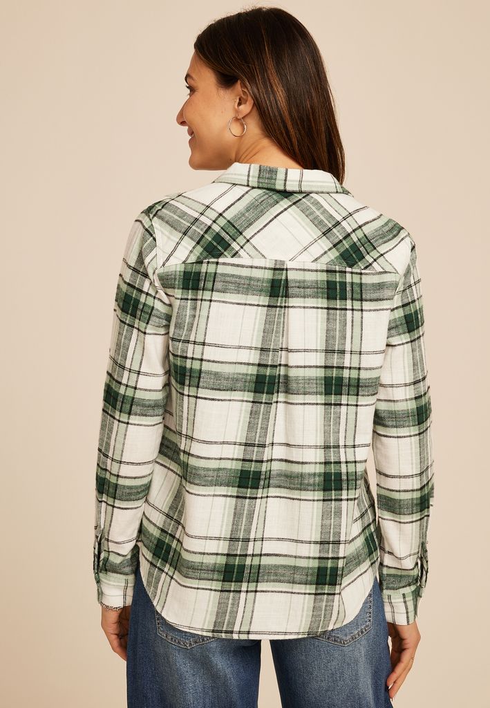 Cabin Plaid Classic Button Up Shirt - Image 2