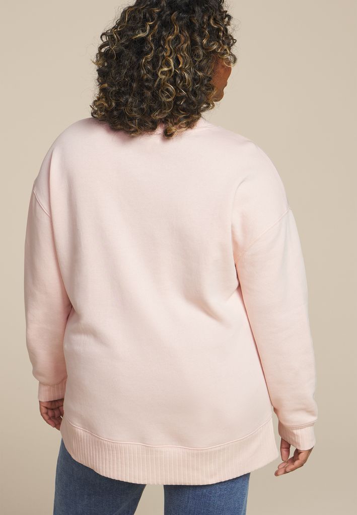 Plus Size Willowsoft Relaxed Fit Sweatshirt - Image 2