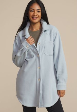 Bonded Fleece Shacket