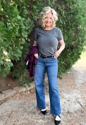 Studio Y Rhinestone Sparkle Tee
