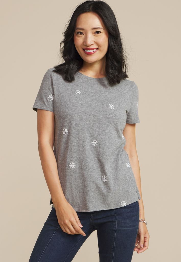 24/7 Dawson Snowflake Crew Neck Tee