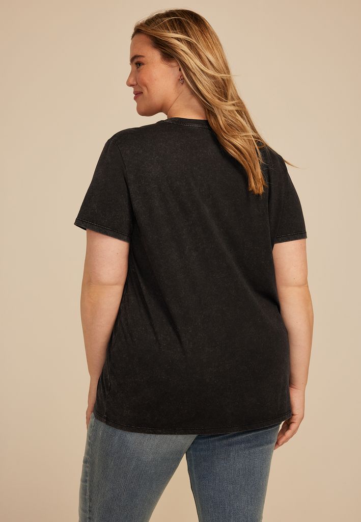 Plus Size Stay Frosty Oversized Fit Graphic Tee - Image 2