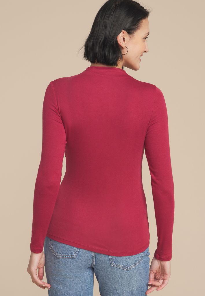 24/7 Mock Neck Long Sleeve Tee - Image 2