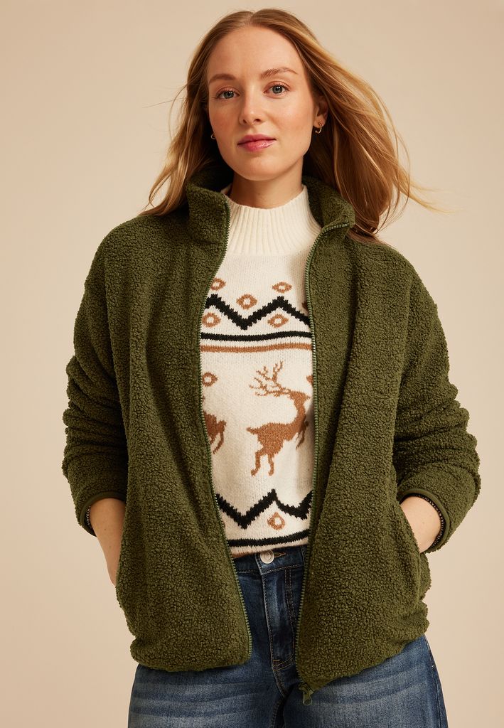 Curly Sherpa Jacket