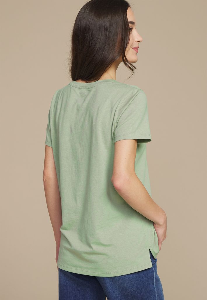 Grow Positive Thoughts Classic Fit Graphic Tee - Image 2